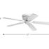 Progress Lighting Airpro 52 In Hugger-Mount Indoor Ceiling Fan (White)