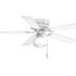 Progress Lighting Airpro 52 In Hugger-Mount Indoor Ceiling Fan (White)
