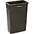 Alpine Industries Slim 23 Gal Black Waste Receptacle Can Package Of 3