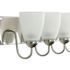 Progress Lighting Gather Four Light Brushed NICKEL Fluorescent Bath Light, Bulb
