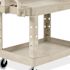 Rubbermaid Commercial Heavy-Duty Utility Cart, Two-Shelf, 32-1/5h, Beige