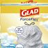 Forceflex Kitchen Drawstring Trash Bags, 13 Gal, Fresh Clean Scent, 24" X 27.38", White, 80 Bags/Box, 3 Boxes/Carton