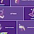 Swiffer Wetjet Mop Starter Kit, 46 Handle, Silver/purple, Carton Of 2