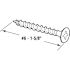 Generic Drywall Screws, #6 Coarse Thrd, Phil Hd Dr, Flat Hd, Package Of 100
