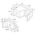 Generic Sliding Shower Door Bumper And Jamb Guide, 1-1/2 In., Package Of 2