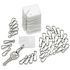 Adir Office Office White Plastic Key Tags 180 Package Of 6