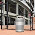 Rubbermaid Commercial Classics 51 Gallon Drop Top Receptacle With Levelers, Ss