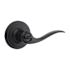 Kwikset Tustin Privacy Lever, Iron, Black