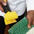 Rubbermaid Commercial Fiberglass Gripper Mop Handle, Yellow/gray