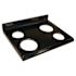 Frigidaire Black Main Top For Range Part# 316202387
