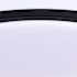 Satco Glamour LED 17" Cct Selectable Flush Mount Decorative Round Black Fixture