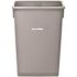 Alpine Industries Slim 23 Gallon Gray Waste Receptacle Trash Can