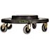Alpine Industries Round Can Dolly Fits 20, 32, 44, 55-Gal Can Package Of 2