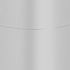 Rubbermaid Commercial Atrium 35 Gal Slvr Alumnum Rnd 2-Pce Opn Tp Wste Container