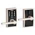 Schlage Century Style Touch Entry Latitude Lever With Flex-Lock, Satin NICKEL