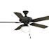 Progress Lighting Airpro 52 In Indoor/Outdoor Ceiling Fan (Forged Black)