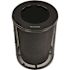Alpine Industries Outdoor Diamond Steel Trash Can With Flat Lid 36 Gallon Black
