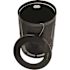 Alpine Industries Outdoor Diamond Steel Trash Can With Flat Lid 36 Gallon Black