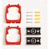 Toolflex One Universal Holder Includes Wall Adapter Red Package Of 2