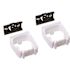 Toolflex One Universal Holder Includes Wall Adapter White Package Of 2