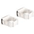 Toolflex One Universal Holder Includes Wall Adapter White Package Of 2