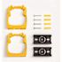 Toolflex One Universal Holder Includes Wall Adapter Yellow Package Of 2