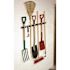 Toolflex Original 36" Wall-Mounted Tool Organizer-5 Adjustable Holders Black