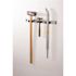 Toolflex Original 20" Wall-Mounted Tool Organizer-3 Adjustable Holders Black