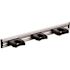 Toolflex Original 20" Wall-Mounted Tool Organizer-3 Adjustable Holders Black