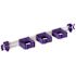 Toolflex One 21" Tool Organizer With 3 Universal Holders Purple