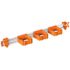 Toolflex One 21" Tool Organizer With 3 Universal Holders Orange