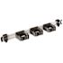 Toolflex One 21" Tool Organizer With 3 Universal Holders Black