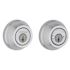 Kwikset Gatelatch Featuring Smartkey, Keyed Both Sides, Satin Chrome