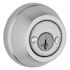 Kwikset Gatelatch Featuring Smartkey, Keyed Both Sides, Satin Chrome
