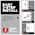 Kwikset Gatelatch Featuring Smartkey, Keyed Both Sides, Satin Chrome