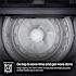Lg 4.8-Cu. Ft. Smart Top Load Washer In Platinum Black