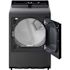 Lg 7.3-Cu. Ft. Ultra Large Capacity Smart Gas Dryer In Platinum Black
