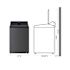 Lg 4.8-Cu. Ft. Smart Top Load Washer In Alpine White