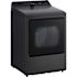 Lg 7.3-Cu. Ft. Ultra Large Capacity Smart Electric Dryer In Platinum Black