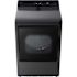 Lg 7.3-Cu. Ft. Ultra Large Capacity Smart Electric Dryer In Platinum Black