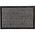Floortex Doortex Open-Top Black Anti-Fatigue Mat 24"x35"