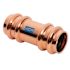 Mueller Streamline 7/8 OD ACR P X P Couplg Package Of 2