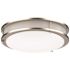 Halco 14" Brush NICKEL Select LED Flush Mount 2700/3000/3500/4000/5000k 90261
