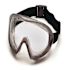 Pyramex Capstone Safety Goggle-Direct/indirect-gray Frame-Clear Anti-Fog Lens