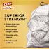 Forceflex Maxstrength Tall Kitchen Drawstring Trash Bags, 13 Gal, Fresh Clean Scent, 24 X 28, White, 34/Box, 6 Boxes/Carton
