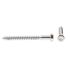 Generic Hex Lag Screws, 3/8in X 4in, A307 Zc Steel, Package Of 50