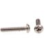 Generic #10-24 X 1" Machine Screws, Round Head Phillips/combo, Stainless, Package Of 25