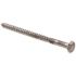 Generic 1/4" X 3-1/2" Hex Lag Screw, Galvanized, Package Of 25
