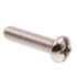 Generic Machine Screws, Round Hd, Phil/ Slot Com, #12., Ss, Package Of 100