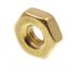 Generic 8-32 Machine Screw Brass Hex Nut Package Of 50